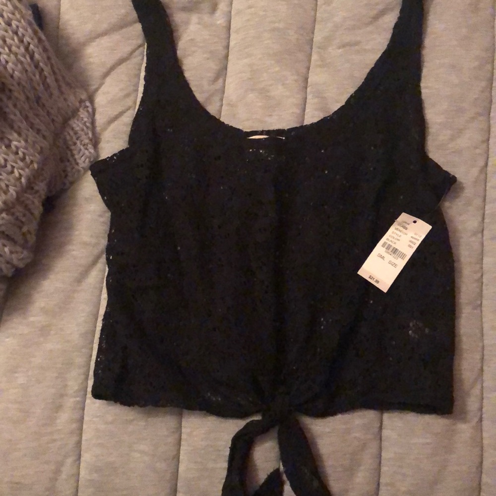 Lace crop top